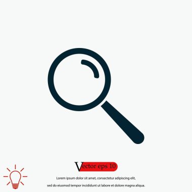 objektif simge vektör, düz tasarım en iyi vektör simgesi