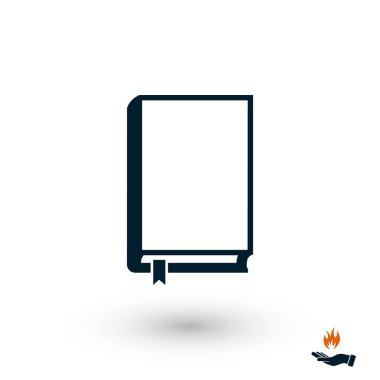 Kitap simgeler vektör, düz tasarım en iyi vektör simgesi