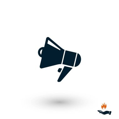 hoparlör simgesi vektör, düz tasarım en iyi vektör simgesi