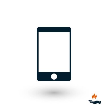 Mobil simge vektör, düz tasarım en iyi vektör simgesi