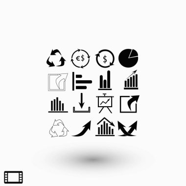 Grafik simge vektör, düz tasarım en iyi vektör simgesi