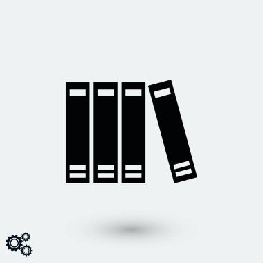 Kitap simge vektör, düz tasarım en iyi vektör simgesi