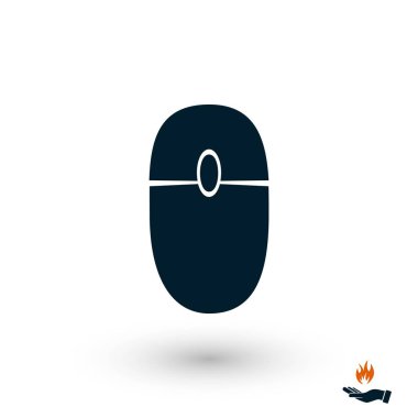 bilgisayar fare simgesi, düz tasarım en iyi vektör simgesi