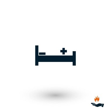 otel simge vektör, düz tasarım en iyi vektör simgesi