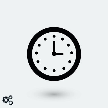 kol saati simge vektör, düz tasarım en iyi vektör simgesi