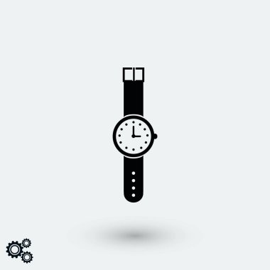 kol saati simge vektör, düz tasarım en iyi vektör simgesi