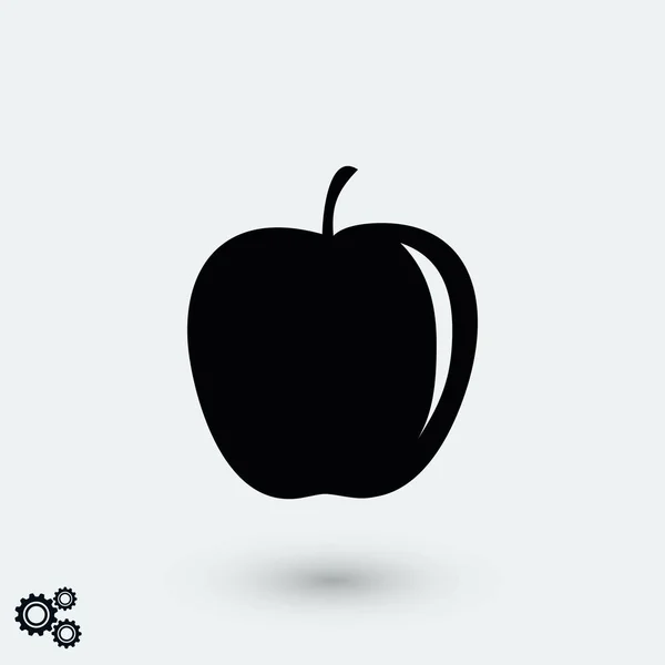 Appie Vector Icono Diseño Plano Mejor Icono Vector — Archivo Imágenes Vectoriales