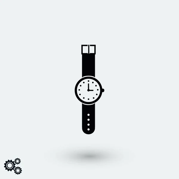 腕時計のアイコン ベクトル フラットなデザイン最高のベクトルのアイコン — ストックベクタ