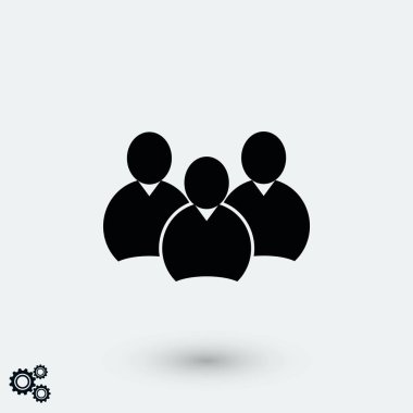 Gro, düz en iyi vektör iconup simge tasarlamak vektör