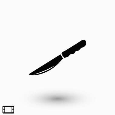 Bıçak simge vektör, düz tasarım en iyi vektör simgesi
