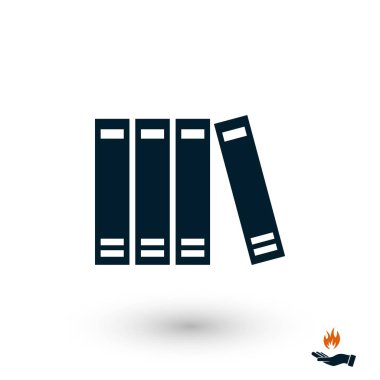 Kitap simge vektör, düz tasarım en iyi vektör simgesi