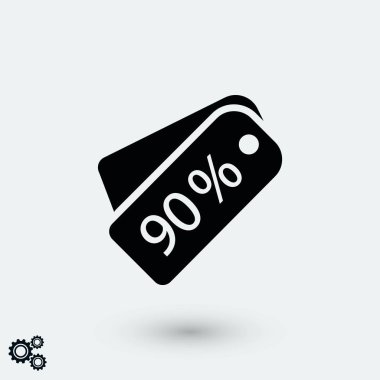 fiyat etiketi icon.vector, düz tasarım en iyi vektör simgesi