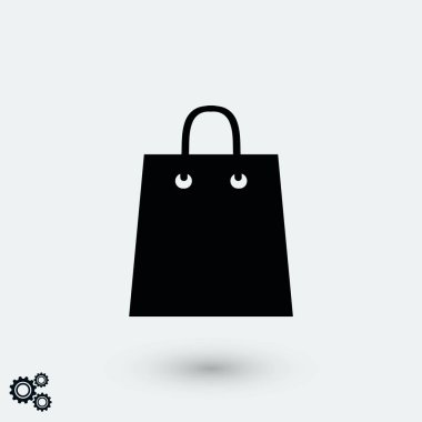 çanta vektör simgesi, düz tasarım en iyi vektör simgesi