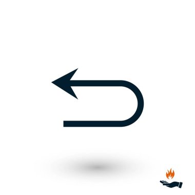 Arrov vektör simgesi, düz tasarım en iyi vektör simgesi