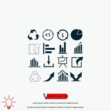 Grafik simge vektör, düz tasarım en iyi vektör simgesi