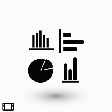 Grafik simgeler vektör, düz tasarım en iyi vektör simgesi