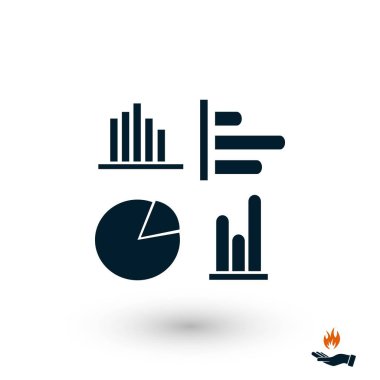 Grafik simgeler vektör, düz tasarım en iyi vektör simgesi