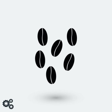 kahve vektör simgesi, düz tasarım en iyi vektör simgesi