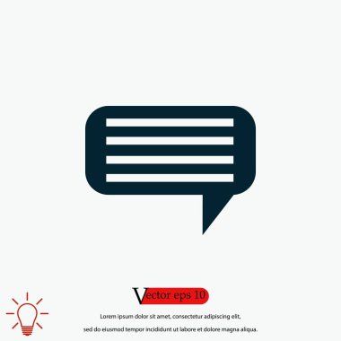 iletişim simge vektör, düz tasarım en iyi vektör simgesi