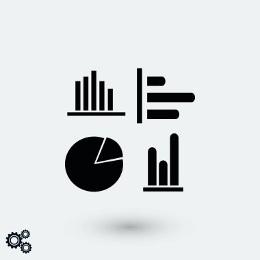 Grafik simgeler vektör, düz tasarım en iyi vektör simgesi