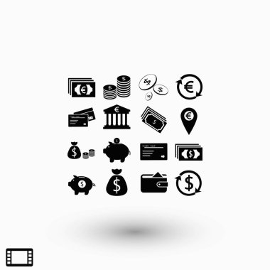Simgeler vektör, düz tasarım en iyi vektör simgesi Finans