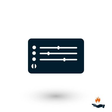 Ortam oyuncular simgesi, düz tasarım en iyi vektör simgesi