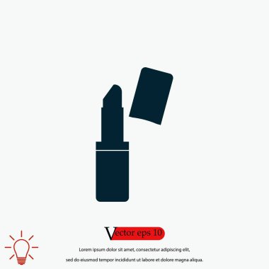 Ruj vektör simgesi, düz tasarım en iyi vektör simgesi