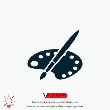 boya vektör simgesi, düz tasarım en iyi vektör simgesi