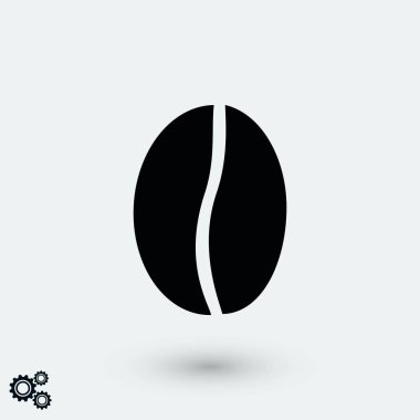 kahve vektör simgesi, düz tasarım en iyi vektör simgesi