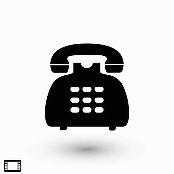 Phone Icon Vector Flat Design Best Vector Icon — Stock Vector