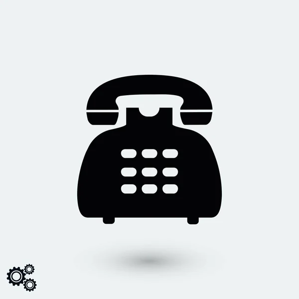 Phone Icon Vector Flat Design Best Vector Icon — Stock Vector