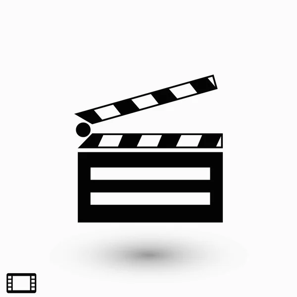 Pictogrammen Cinematografie Bioscoop Pictogram Platte Ontwerp Beste Vector Icon Set — Stockvector