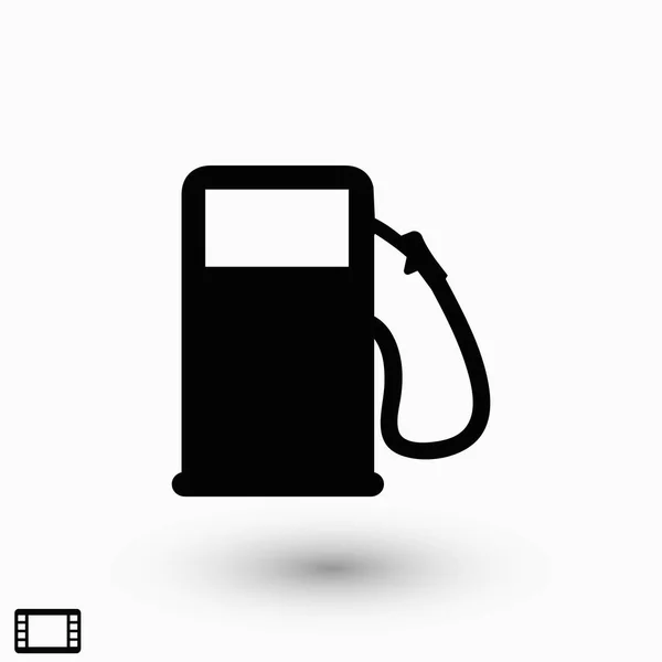 Icono Vector Gas Diseño Plano Mejor Icono Vector — Vector de stock