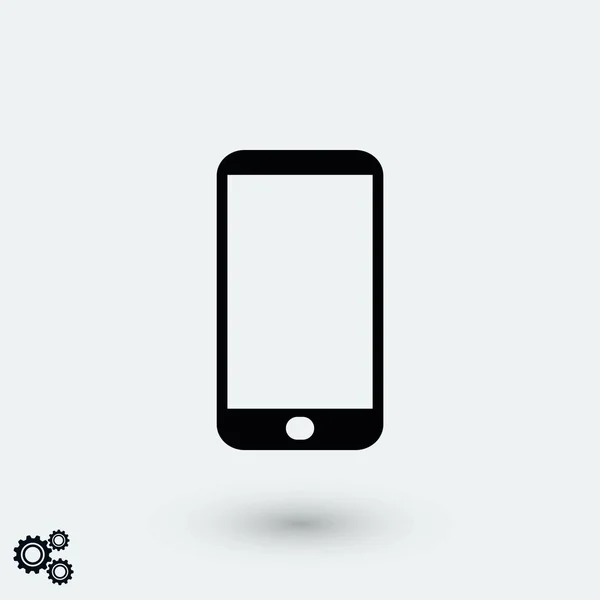 Smart Phone Icon Flat Design Best Vector Icon — Stock Vector