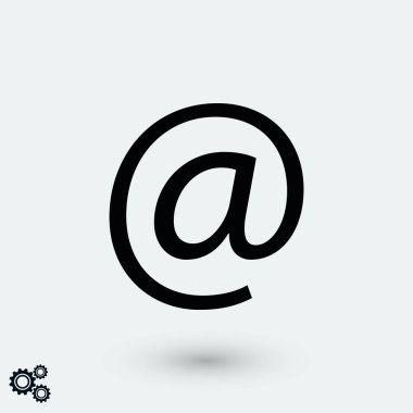 e-posta simge vektör, düz tasarım en iyi vektör simgesi