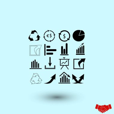 Grafik simge vektör, düz tasarım en iyi vektör simgesi