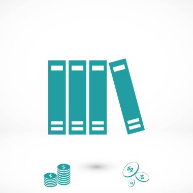 Kitap simge vektör, düz tasarım en iyi vektör simgesi