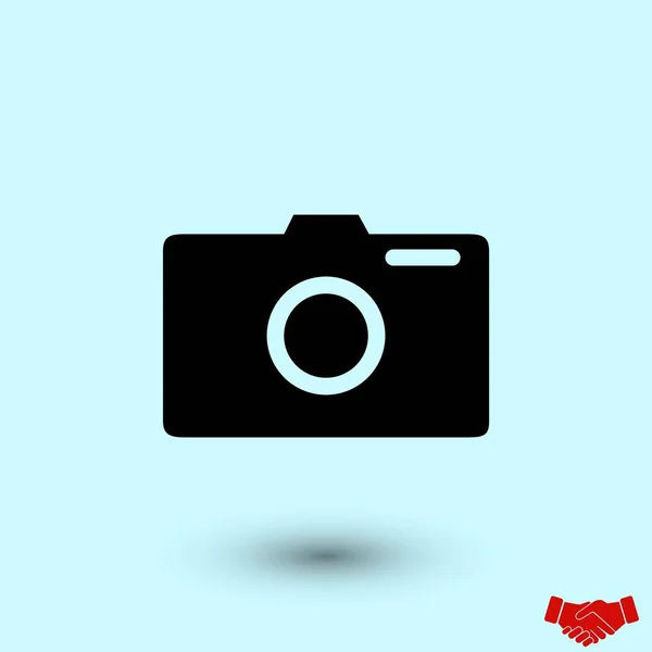 Foto Vector Camerasymbool Platte Ontwerp Beste Vector Pictogram — Stockvector