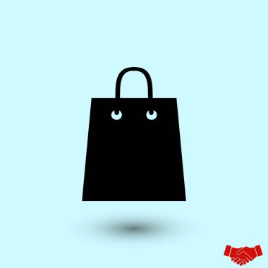 çanta vektör simgesi, düz tasarım en iyi vektör simgesi