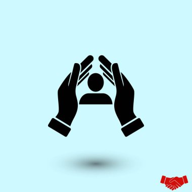 sigorta vektör simgesi, düz tasarım en iyi vektör simgesi