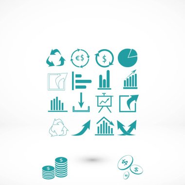 Grafik simge vektör, düz tasarım en iyi vektör simgesi