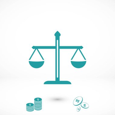 ölçek simge vektör, düz tasarım en iyi vektör simgesi