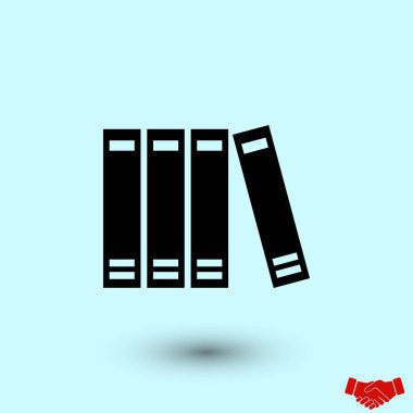 Kitap simge vektör, düz tasarım en iyi vektör simgesi