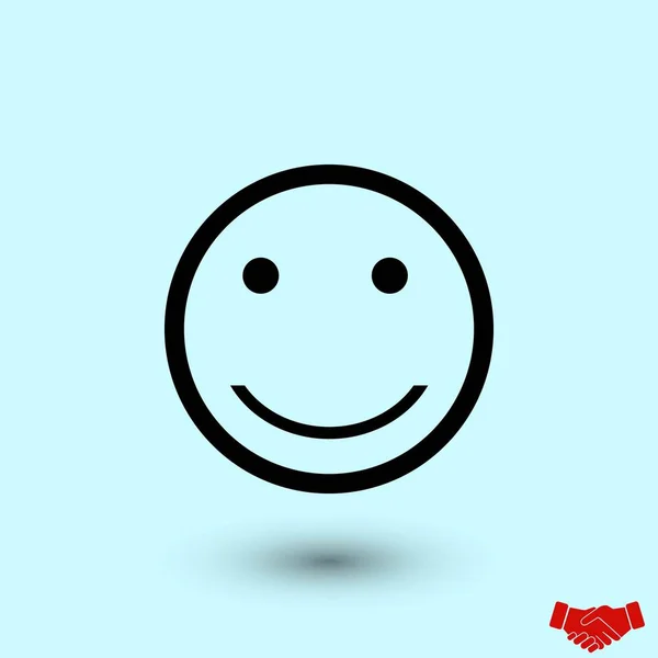 笑顔アイコン ベクトル フラットなデザイン最高のベクトルのアイコン — ストックベクタ