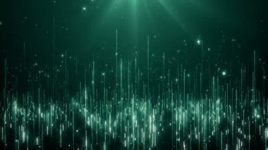 Toz parçacıkları bokeh soyut hareket ışık başlık sinematik arka plan döngü