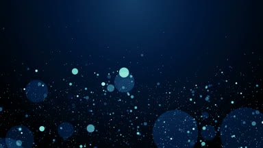 Parçacıklar bokeh toz soyut hareket ışık başlık sinematik arka plan döngü mavi