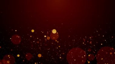 Toz parçacıkları bokeh soyut hareket ışık başlık sinematik arka plan döngü