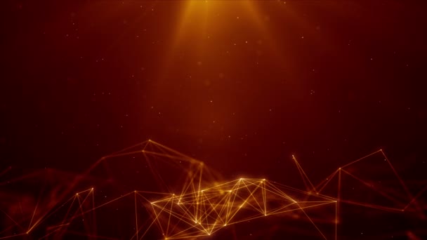 Plexus Abstract Rețea Tehnologie Afaceri Știință Buclă Fundal — Videoclip de stoc