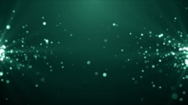Toz parçacıkları bokeh soyut hareket ışık başlık sinematik arka plan döngü