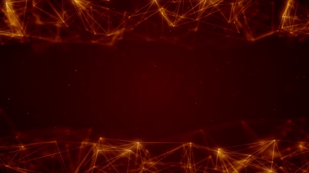 Plexus抽象网络业务技术科学背景循环 — 图库视频影像
